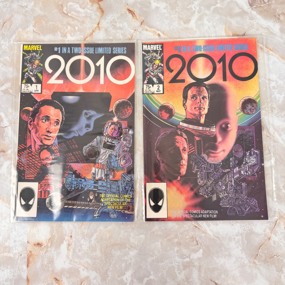 Marvel 2010 Comic Book Set OS Multicolor Sci-Fi‎ Movie Adaptation 1985 Vintage